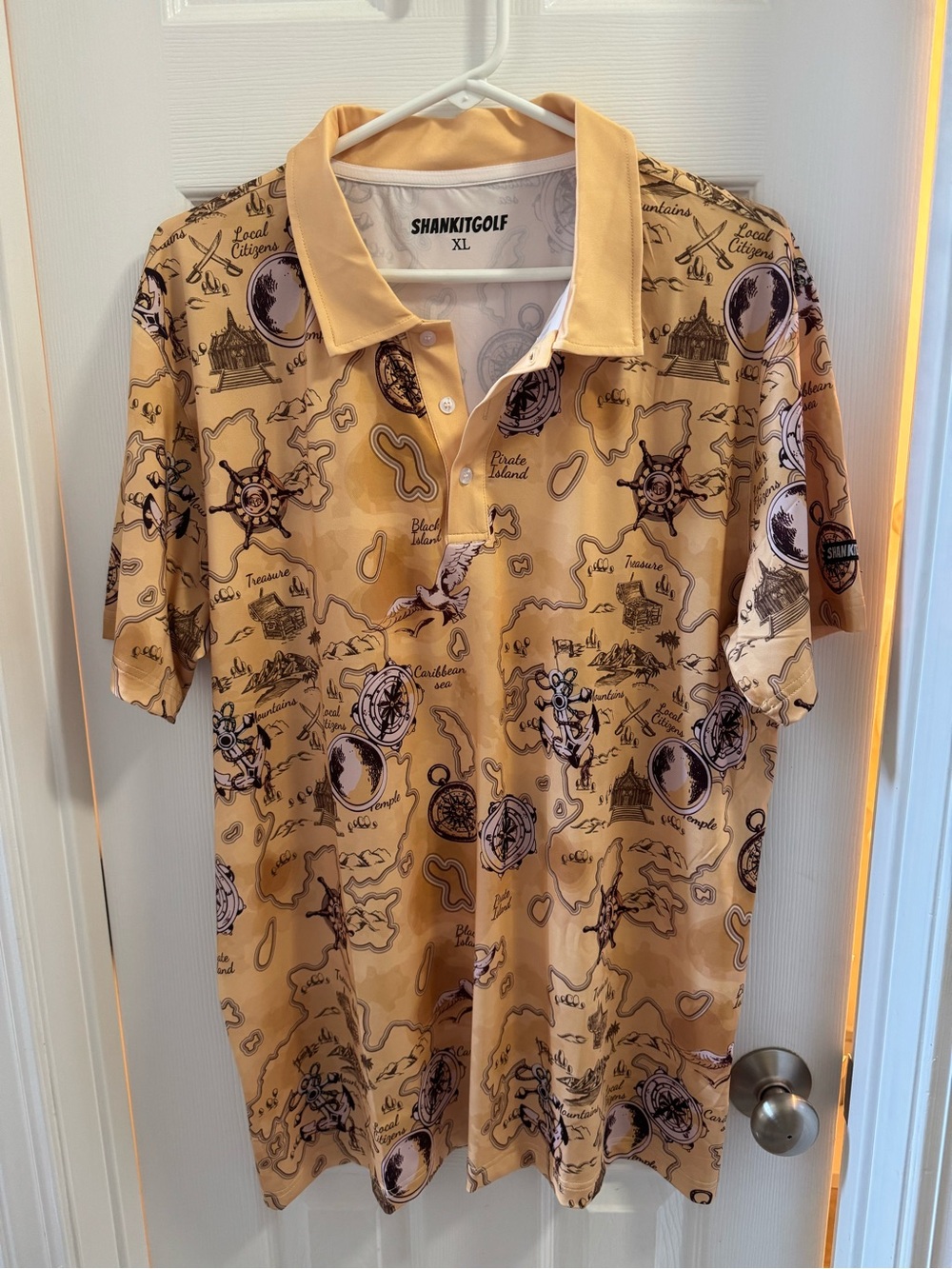 Shankit Golf Men's Graphic Polo Shirt XL